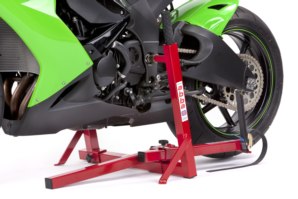 Front Lift Arm shown in use with Superbike Stand.